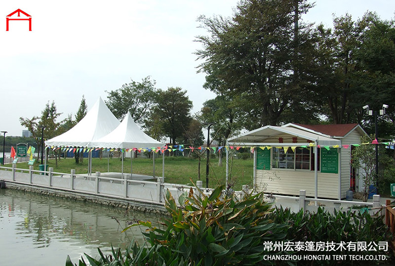 Steps for exhibition tent storage