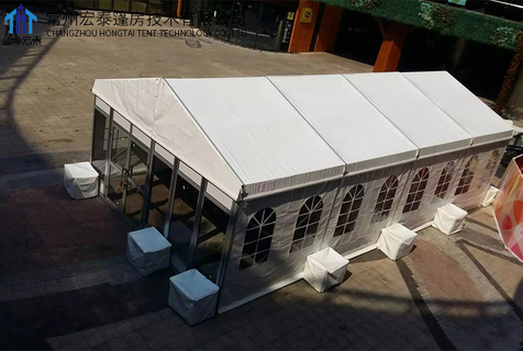 Peaked Roof Tent with Windows