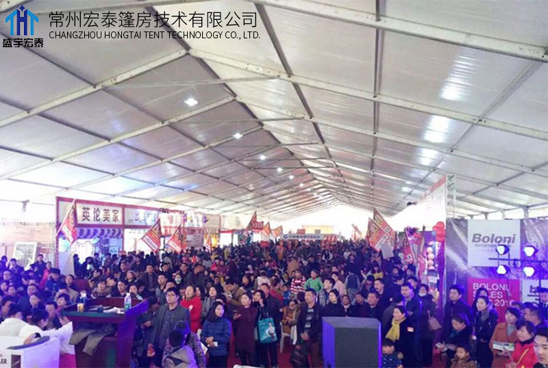 What should we pay attention to when using exhibition tents in winter?